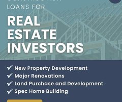 FINANCING Loans for real estate construction projects for housing