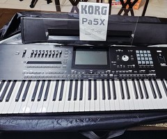 Korg Pa5X, Korg Pa4X, Korg Pa4X MG2 Edition , Korg NAUTILUS 61-key,  Korg PA-1000, Yamaha Genos2