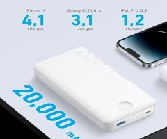 Anker Powerbank, 325 Powerbank, 20.000mAh Akku mit USB-C Port (Input & Output)