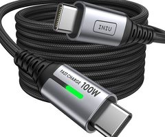 INIU 100W USB-C auf USB-C Kabel für Schnellladegeräte