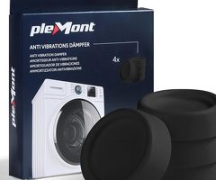 Plemont Universelle Vibrationsdämpfer – 4er Set für Waschmaschine & Trockner